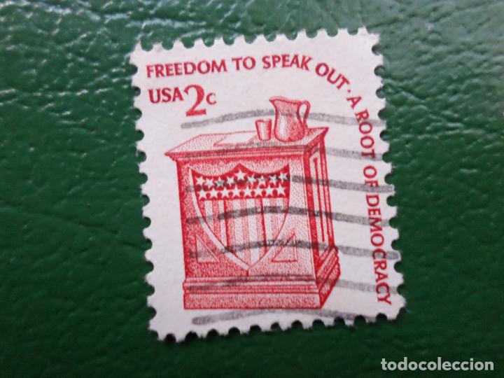 Stamps: -estados unidos, 1977, libertad de expresarse en una tribuna, Yvert 1181