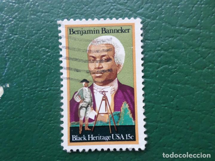 Stamps: -estados unidos, 1980, benjamin banneker, astronomo, Yvert 1273