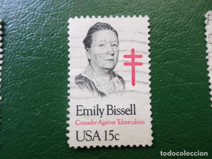 Stamps: -estados unidos, 1980, homenaje a emily bissell, Yvert 1281