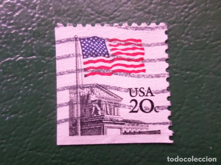 Stamps: -estados unidos, 1981, bandera y corte suprema, Yvert 1372B