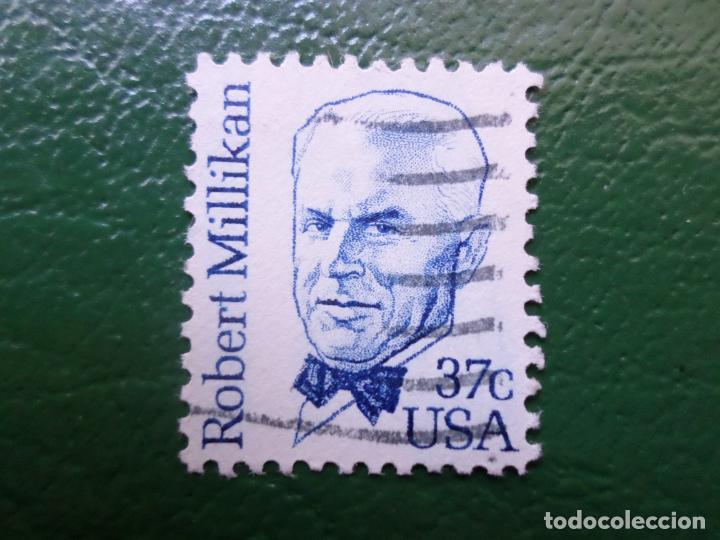 Stamps: -estados unidos, 1982, robertmillikan, premio nobel de fisica, Yvert 1376