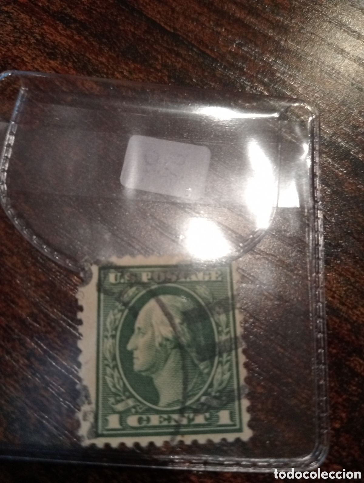 Stamps: Sello George Washington de 1 cent.