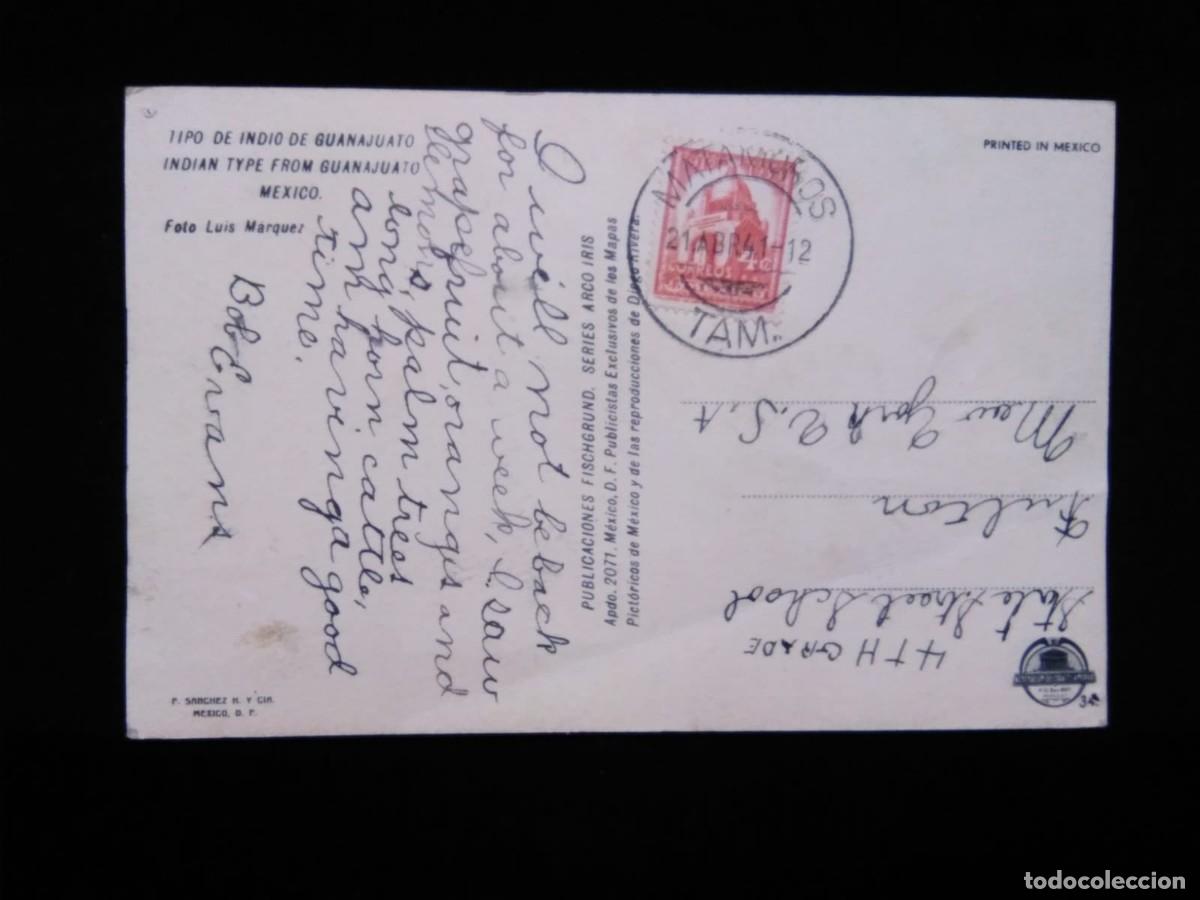 Sellos: J) 1941 MEXICO, MONUMENT TO THE REVOLUTION, POSTCARD, AIRMAIL, CIRCULATED COVER, FROM MEXICO TO USA