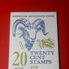 Sellos: AMERICAN BIGHORNED SHEEP TWENTY CENT STAMPS
