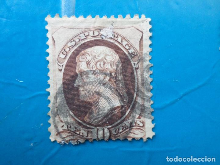 Sellos: -estados unidos, 1870, t. jefferson, Yvert 44