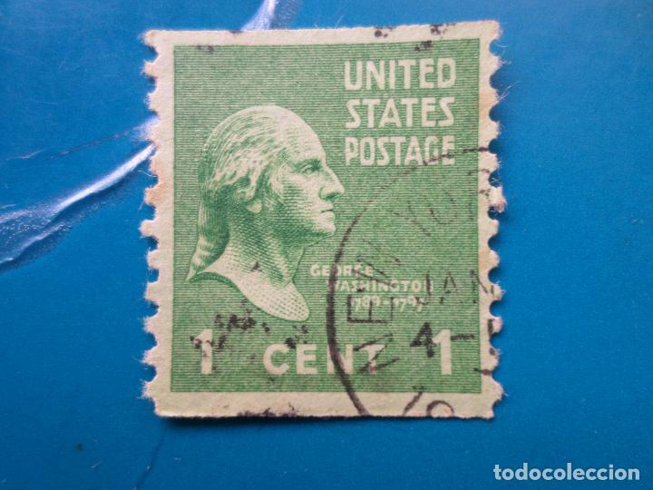 Sellos: -estados unidos, 1938, g. washington, Yvert 369