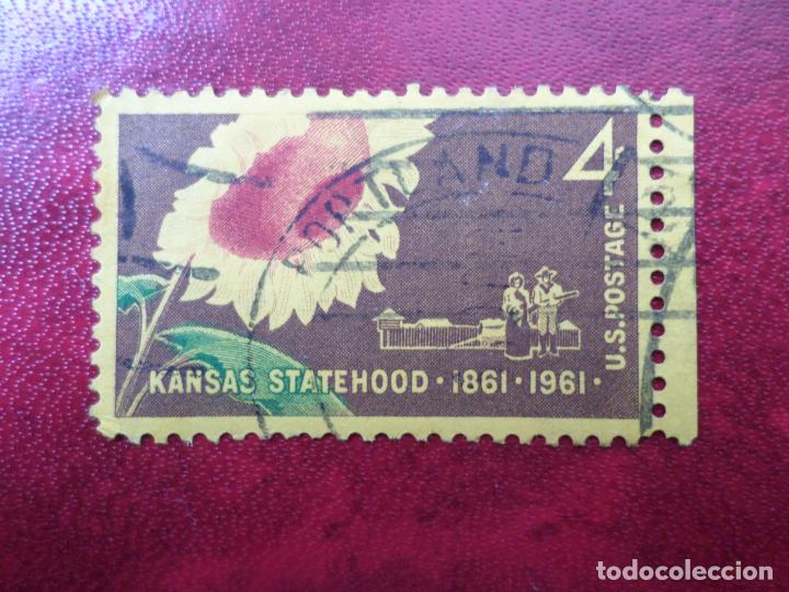 Selos: -estados unidos, 1961, centenario del estado de kansas, Yvert 714