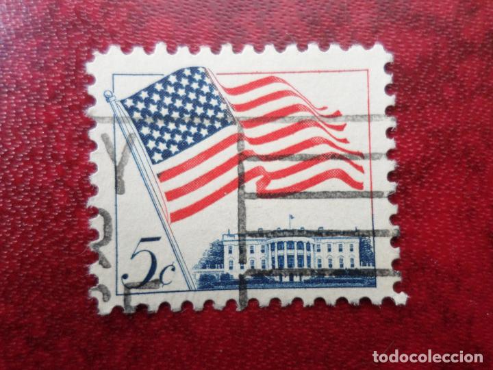 Selos: -estados unidos, 1962, bandera y casa blanca, Yvert 743