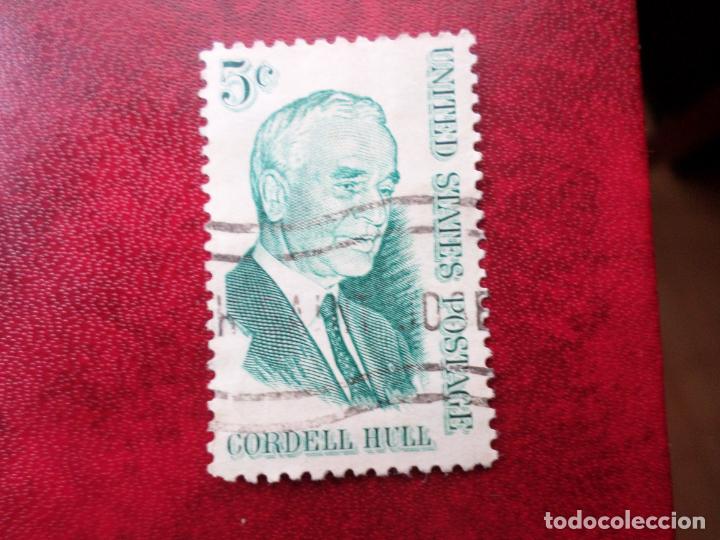 Selos: -estados unidos, 1963, cordell hull, Yvert 750