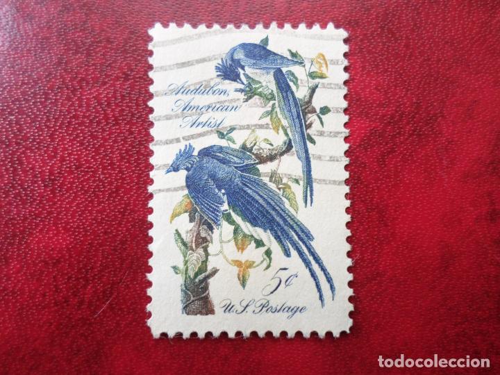 Selos: -estados unidos, 1963, 180 aniv. de john james audubon, naturalista, Yvert 756