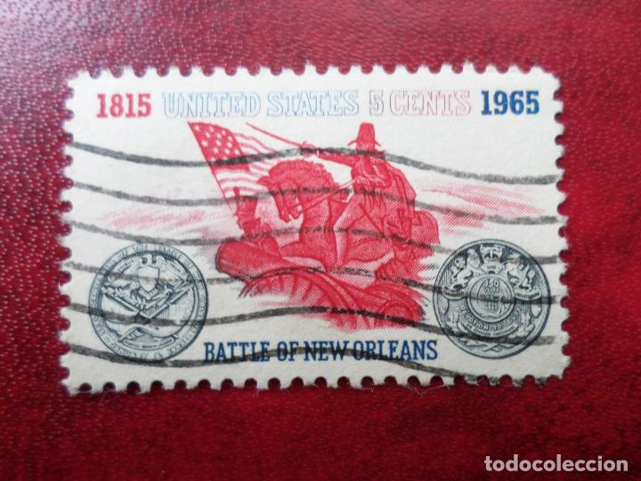 Timbres: -estados unidos, 1965, 150 aniversario batalla de new orleans, Yvert 777
