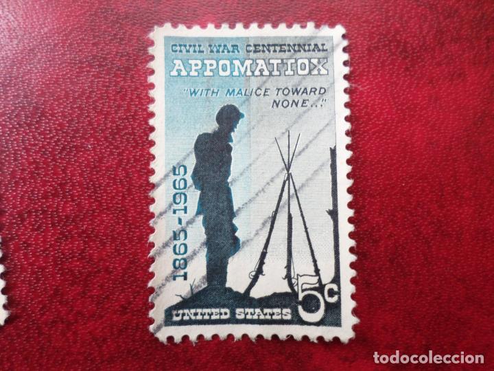 Timbres: -estados unidos, 1965, centenario de la guerra civil, Yvert 780