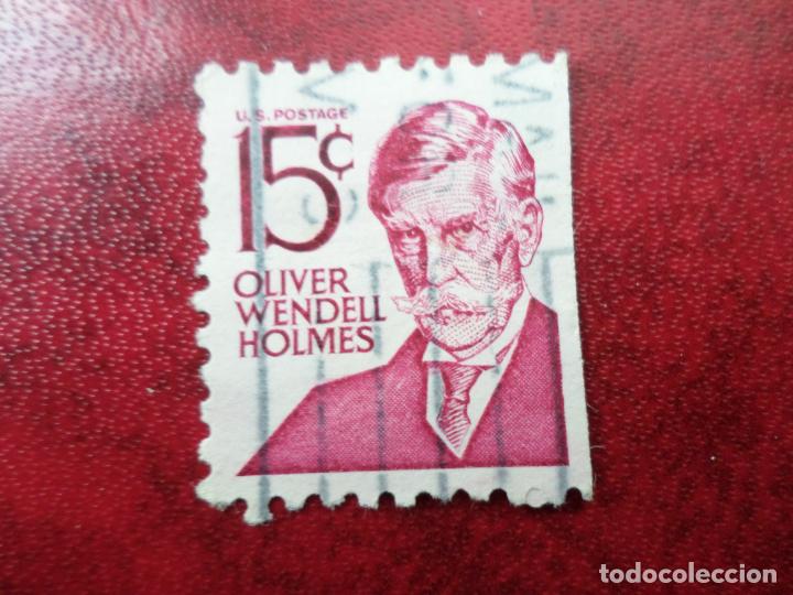 Timbres: -estados unidos, 1967, o. wendell holmes, Yvert 821B