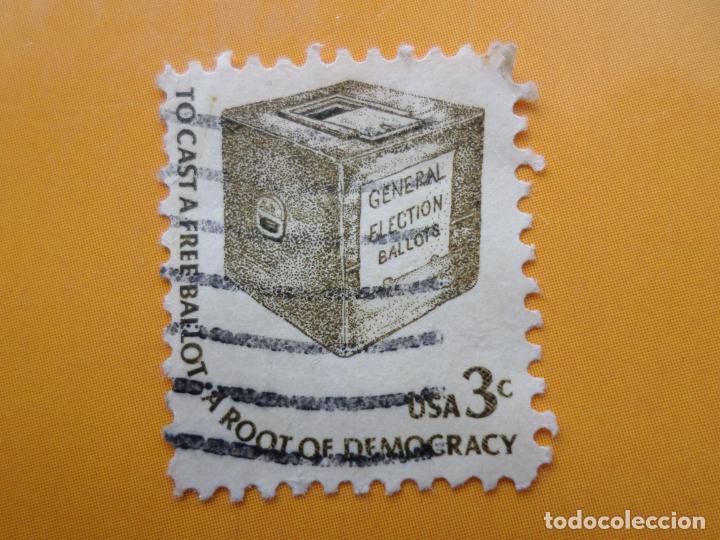 Timbres: -estados unidos, 1977, libertad de voto, Yvert 1182