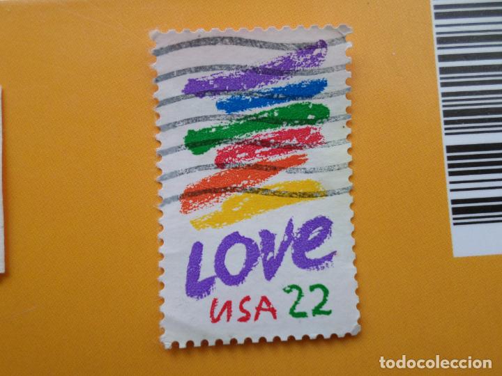 Timbres: -estados unidos, 1985, mensaje de amor, Yvert 1584