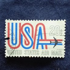 Sellos: UNITED STATES 20C. AIR MAILAÑO 1968.. Lote 400800814