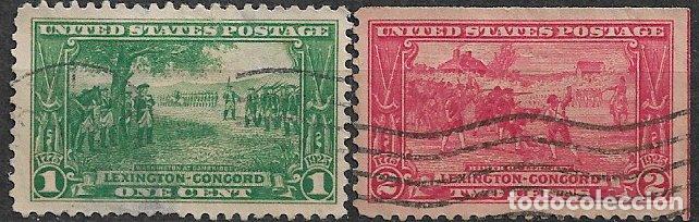 Timbres: ESTADOS UNIDOS 1925, YVERT T. n&ordm; 260 y 261 (o)