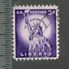 Sellos: GRAN PRECIO 1956 STAMP SELLO MORADO PURPLE LIBERTY U.S. POSTAGE 3 CTS. ESTADOS UNIDOS U.S.A. REF.186