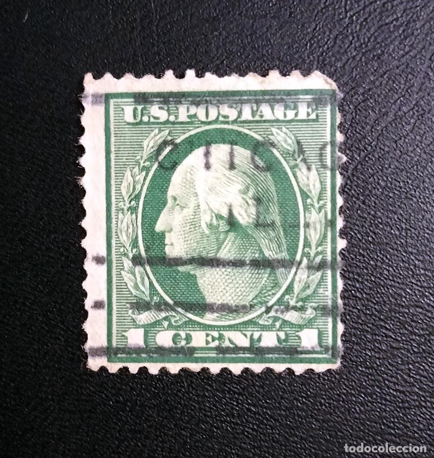 rare stamp of george washington green 1 cen Acquista