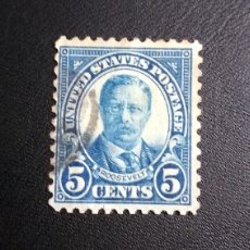 Sellos: STAMP OF THEODORE ROOSEVELT. CONDITION AS SEEN IN THE PICTURE.