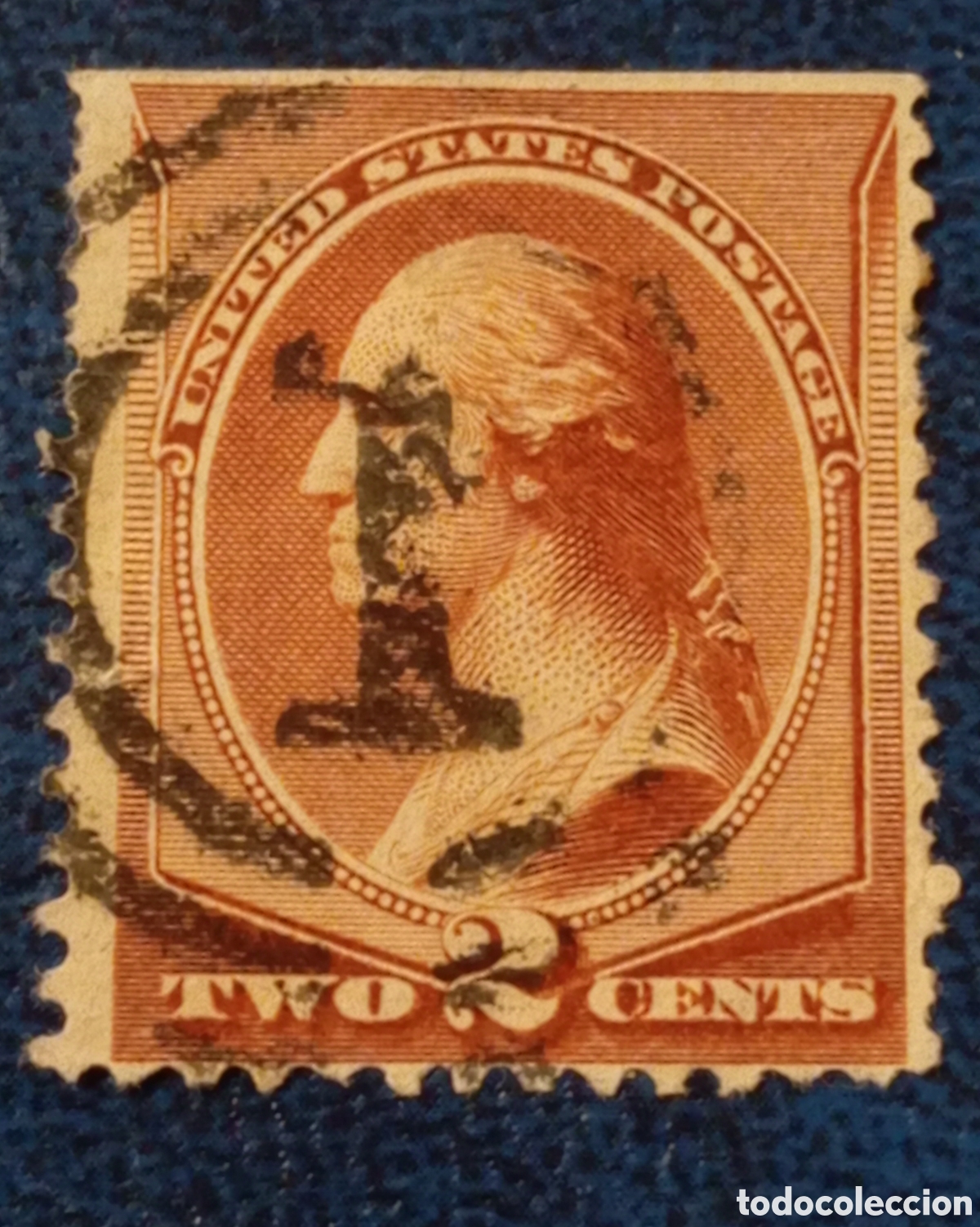 sello uu.ee 2cts 1883 george washington usado b Buy Antique