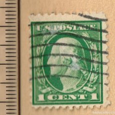 Sellos: ANTIGUO / OLD U.S. POSTAGE GEORGE WASHINGTON 1 CENT SELLO VERDE / GREEN STAMP REF.332