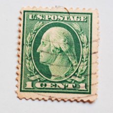 Sellos: 1912/13 EE. UU GEORGE WASHINGTON 1 CENT SELLO STAMP