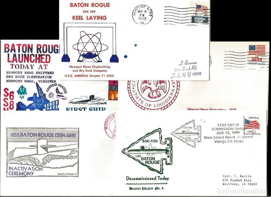 Briefmarken: USA HISTORIAL SUBMARINO NUCLEAR BATON ROUGE