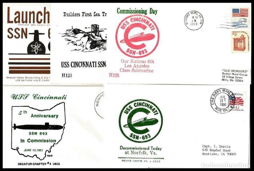 Briefmarken: USA HISTORIAL SUBMARINO NUCLEAR USS CINCINNATI