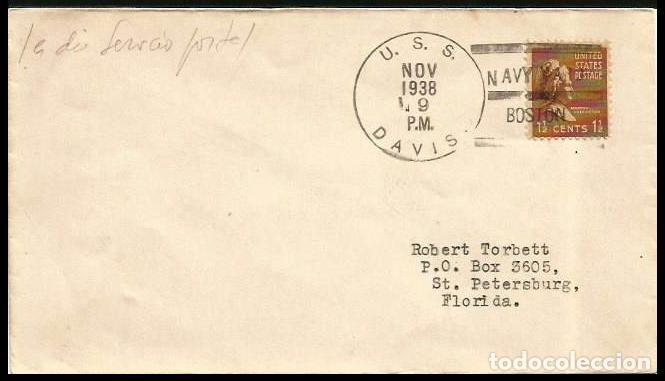 Stamps: USA 1938 ALTA DESTRUCTOR USS DAVIS