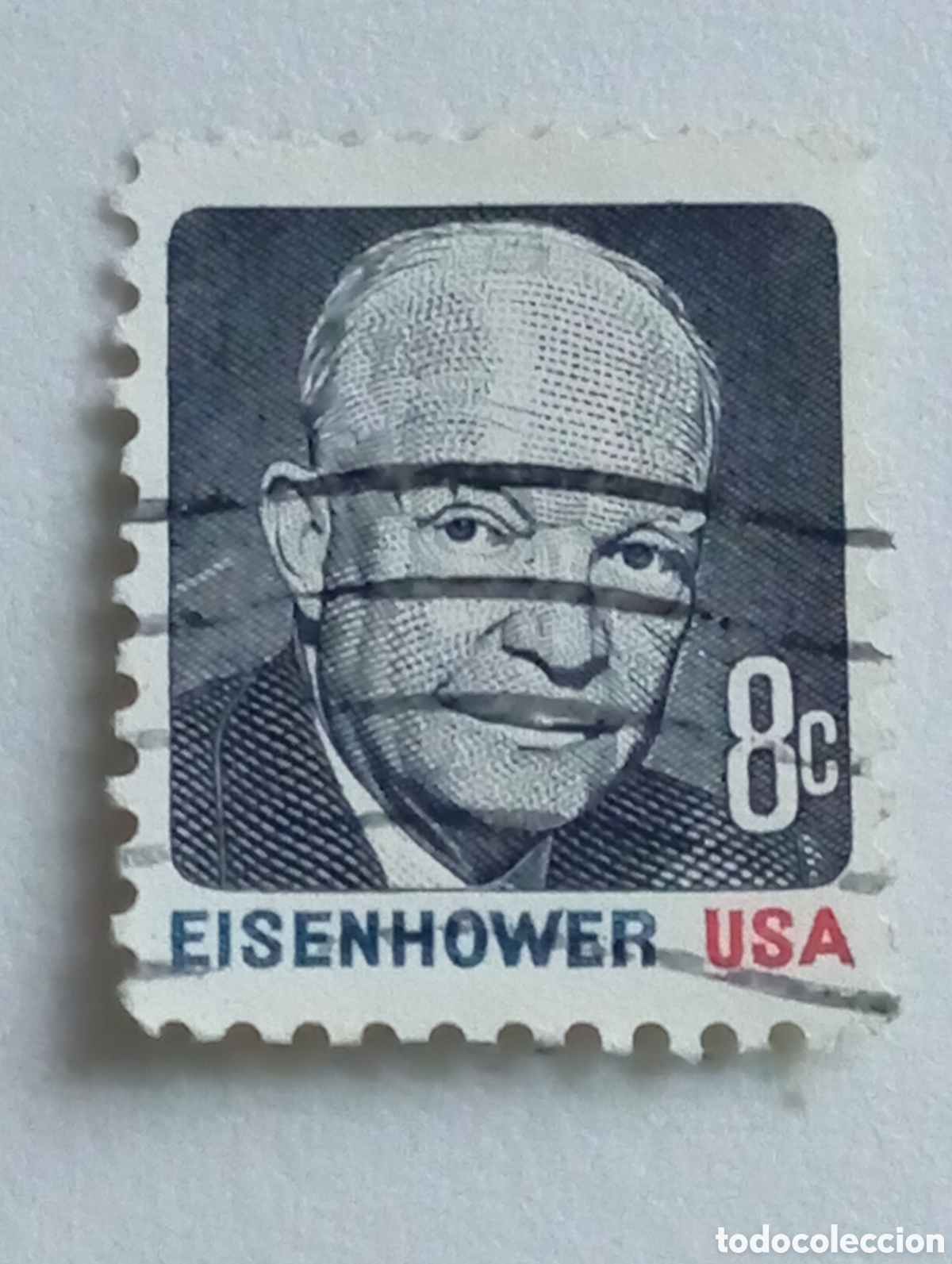 Sellos: SELLO U.S.A EISENHOWER 8C