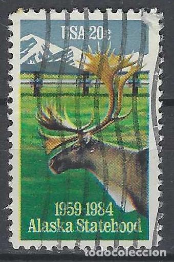 Sellos: ESTADOS UNIDOS 1984 - FAUNA, RENO - USADO