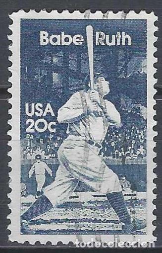 Sellos: ESTADOS UNIDOS 1983 - BABE RUTH - USADO