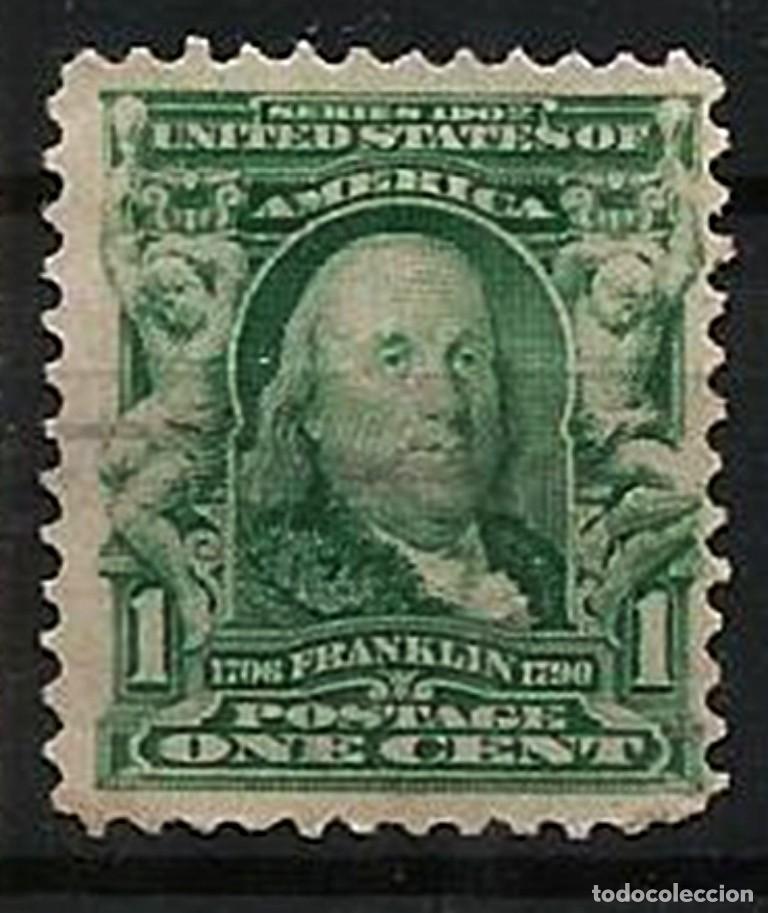 Sellos: EEUU - 1902 - BENJAMIN FRANKLIN - NUEVO - Foto 1