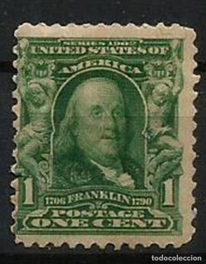 Sellos: EEUU - 1902 - BENJAMIN FRANKLIN - NUEVO - Foto 1