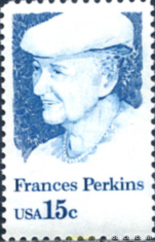 Sellos: 244428 MNH ESTADOS UNIDOS 1980 HOMENAJE A FRANCES PERKINS