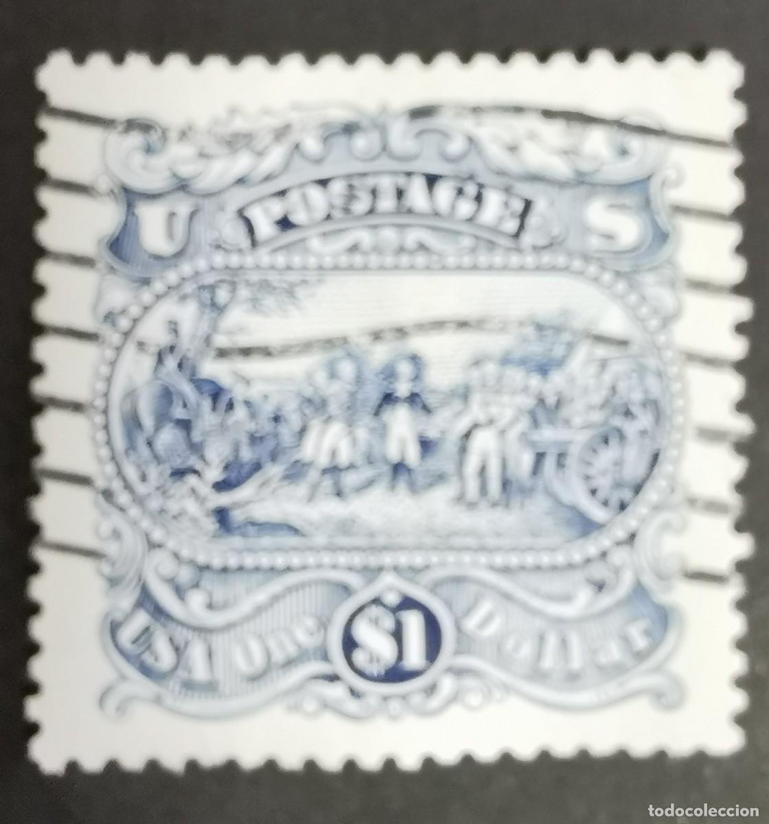Briefmarken: Sello Estados Unidos U.S.A.1994,La rendici&oacute;n del general Burgoyne en Saratoga, 1 $ Michel US 2455