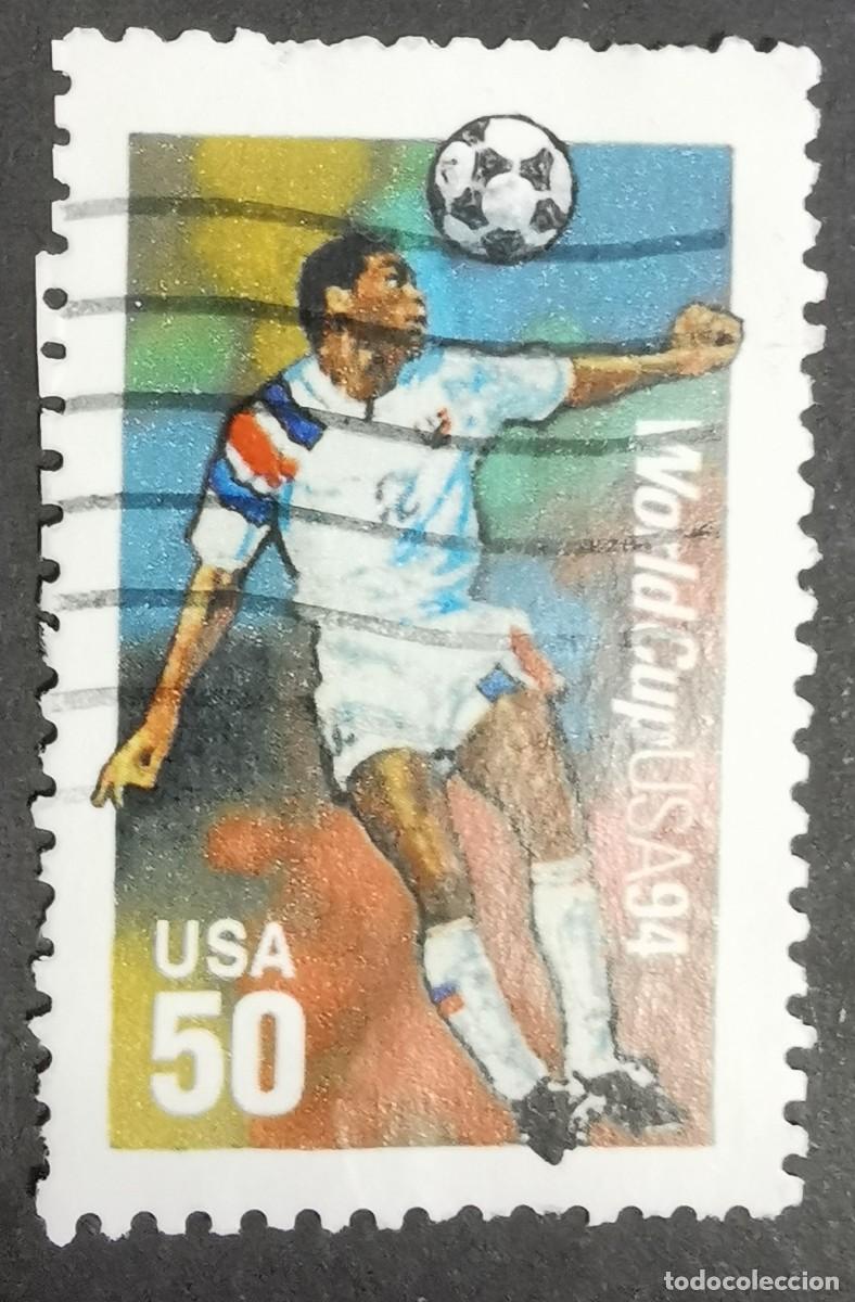 Briefmarken: Sello Estados Unidos U.S.A.1994,Cabecear el bal&oacute;n, 50 &cent; Michel US 2459I
