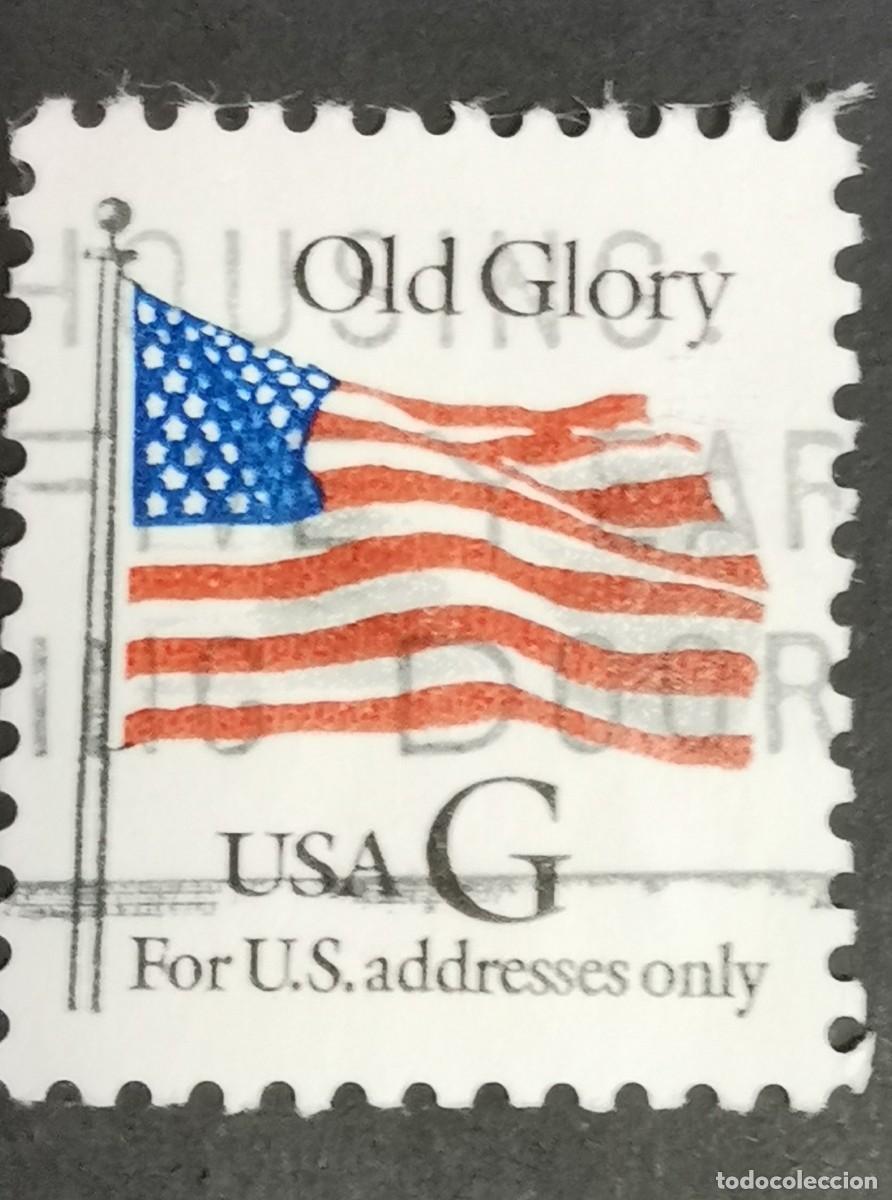 Timbres: Sello Estados Unidos U.S.A.1994,Sello G de la Vieja Gloria Blanca, G &ordm; Michel US 2536A