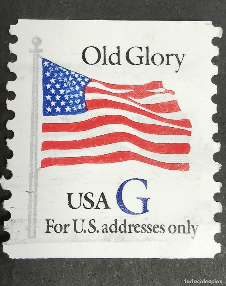 Timbres: Sello Estados Unidos U.S.A.1994,Sello G de la Vieja Gloria Blanca, G &ordm; Michel US 2538C