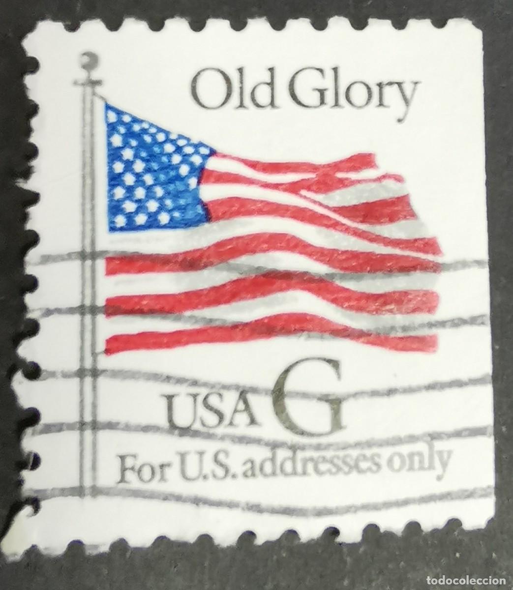 Timbres: Sello Estados Unidos U.S.A.1994,Sello G de la Vieja Gloria Blanca, G &ordm; Michel US 2536Fr