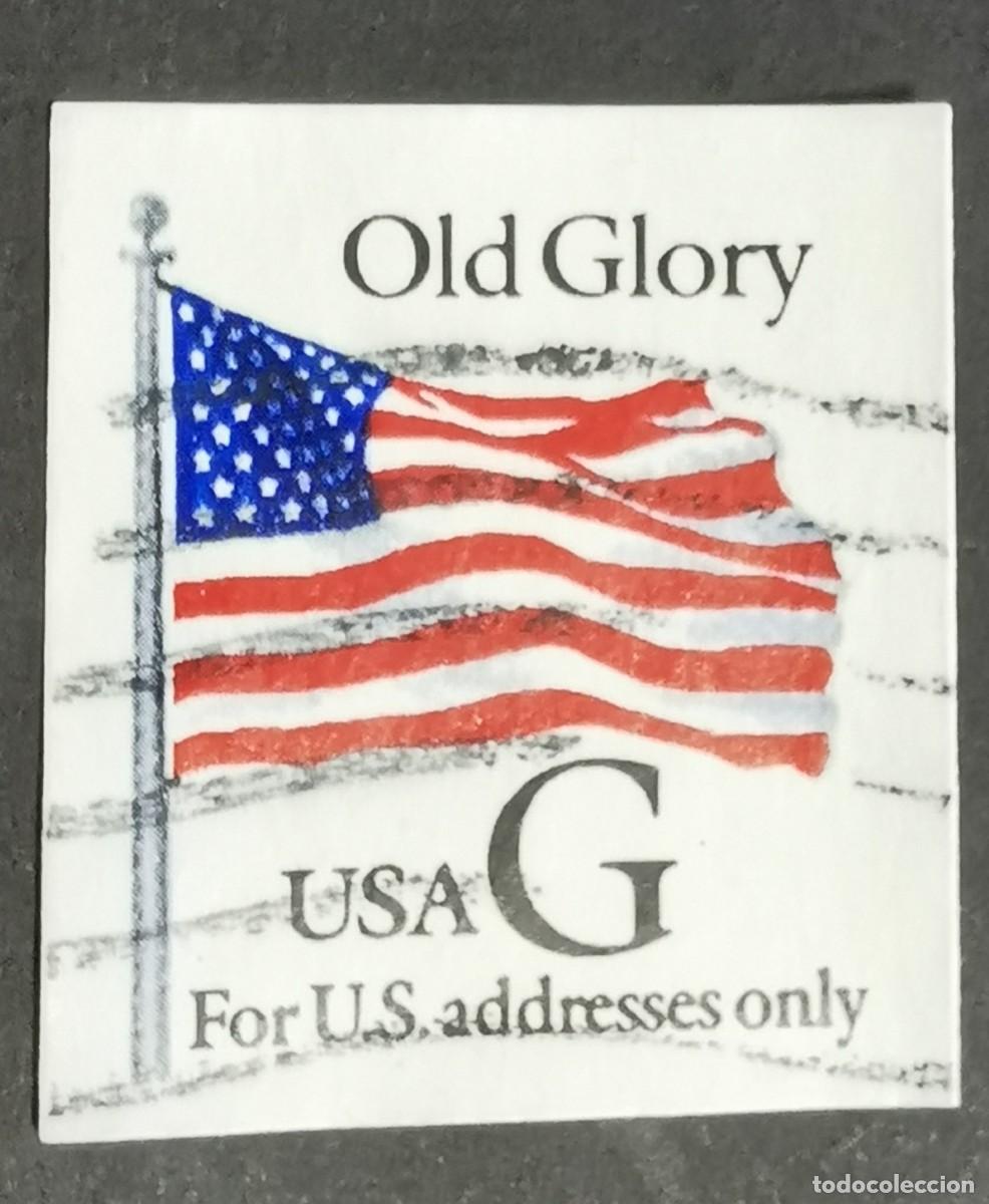 Timbres: Sello Estados Unidos U.S.A.1994,Sello G de la Vieja Gloria Blanca, G &ordm; Michel US 2537
