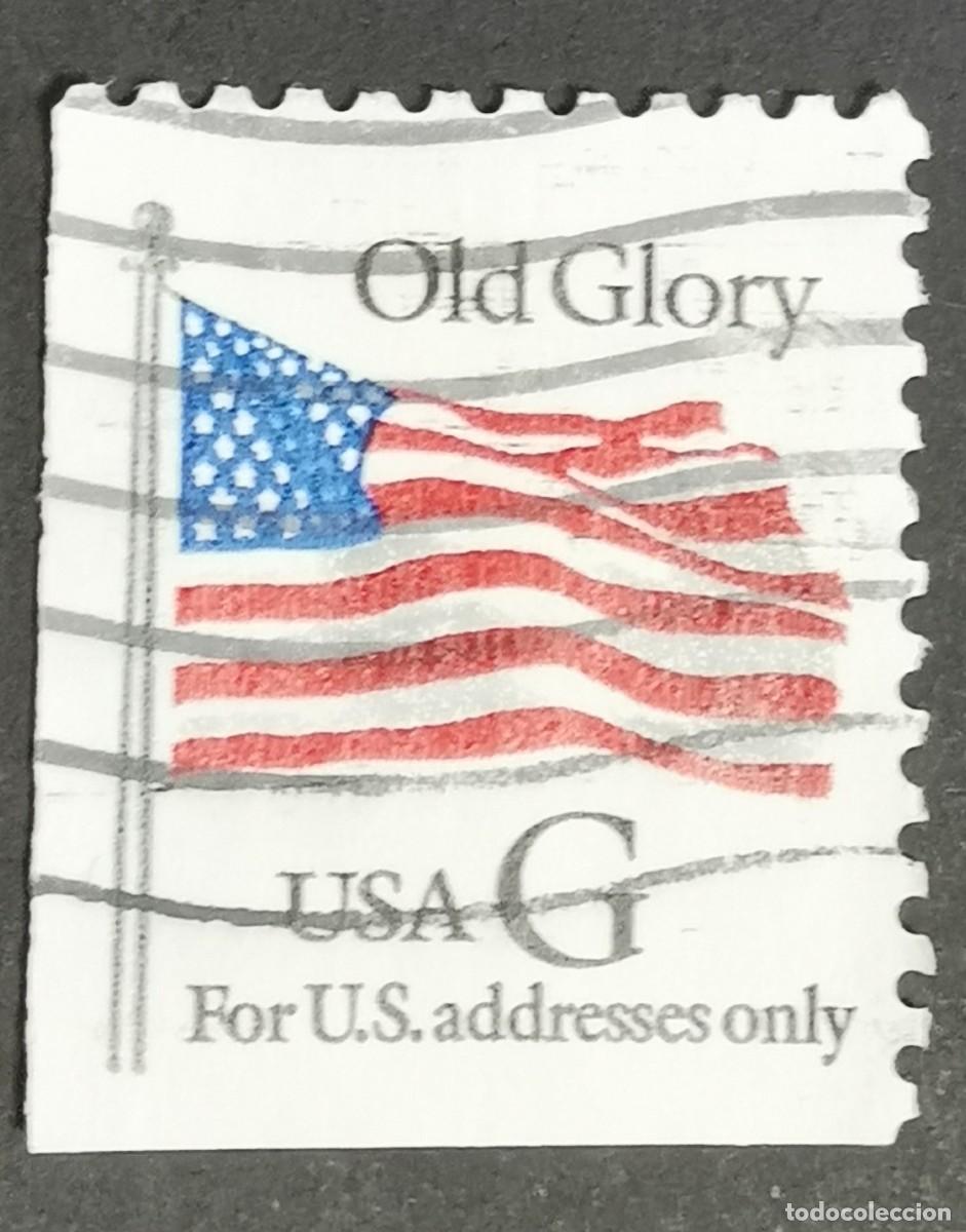 Timbres: Sello Estados Unidos U.S.A.1994,Sello G de la Vieja Gloria Blanca, G &ordm; Michel US 2536Glu