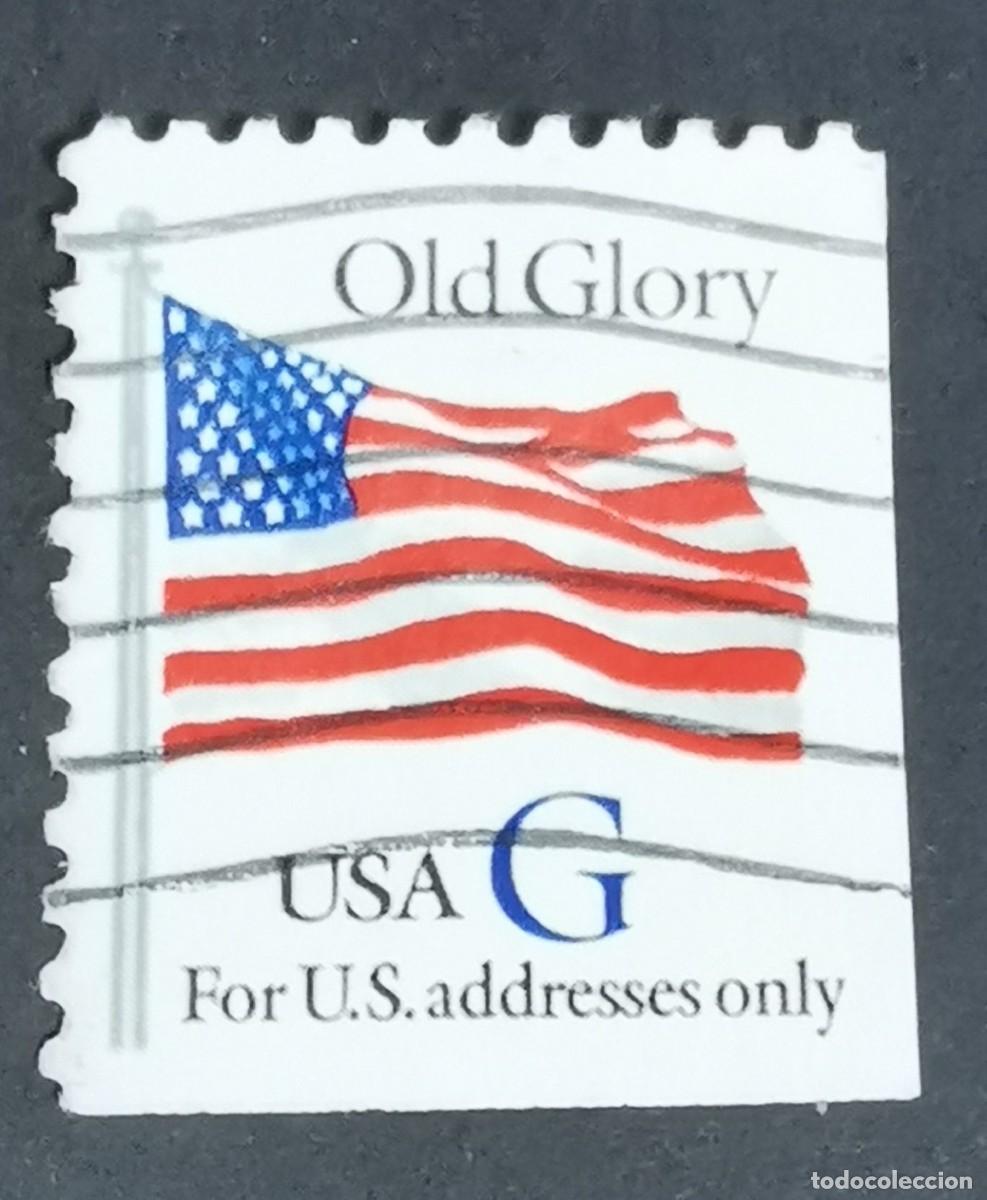 Timbres: Sello Estados Unidos U.S.A.1994,Sello G de la Vieja Gloria Blanca, G &ordm; Michel US 2538Eru