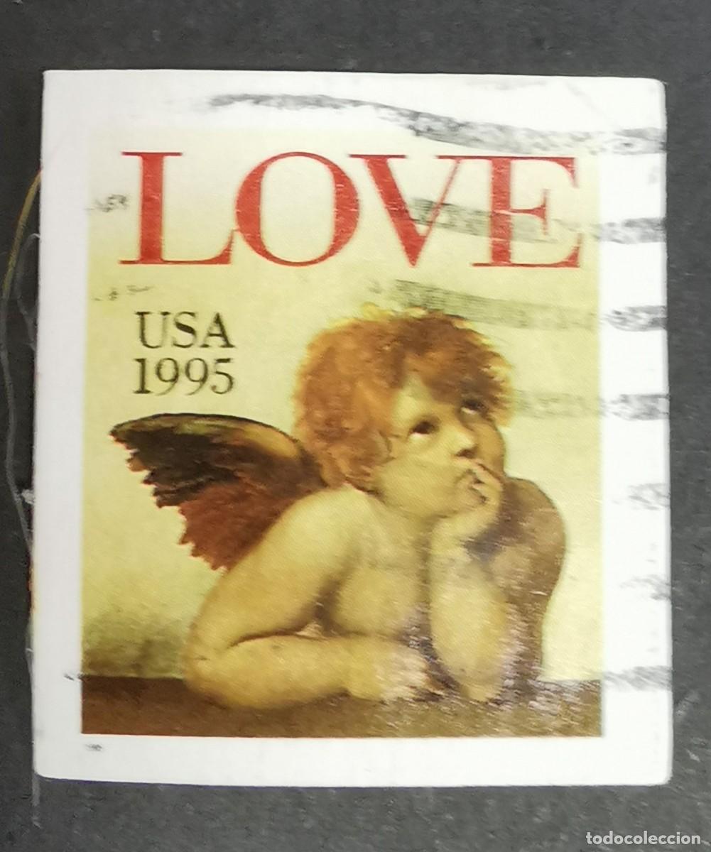 Stamps: Sello Estados Unidos U.S.A.1995,Querub&iacute;n&rdquo; (detalle de la Virgen Sixtina de Rafael), Michel US 2544