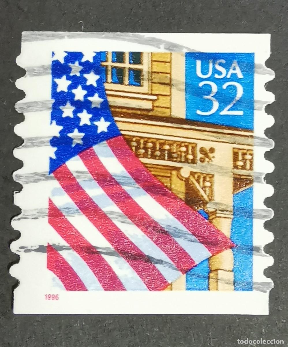 Timbres: Sello Estados Unidos U.S.A.1995,Bandera sobre el porche, 32 &cent; Michel US 2552IIBC