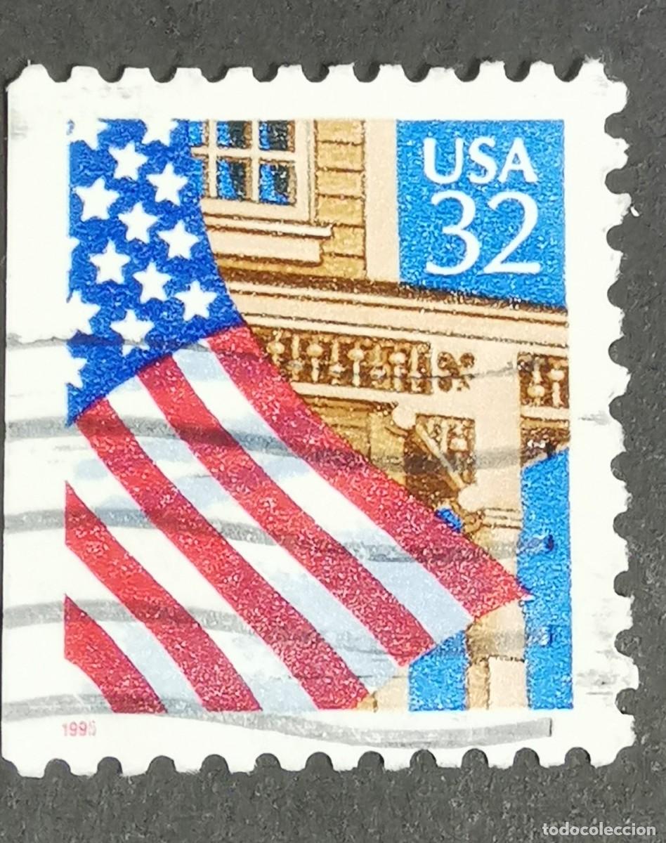 Timbres: Sello Estados Unidos U.S.A.1995,Bandera sobre el porche, 32 &cent; Michel US 2552IIBDl
