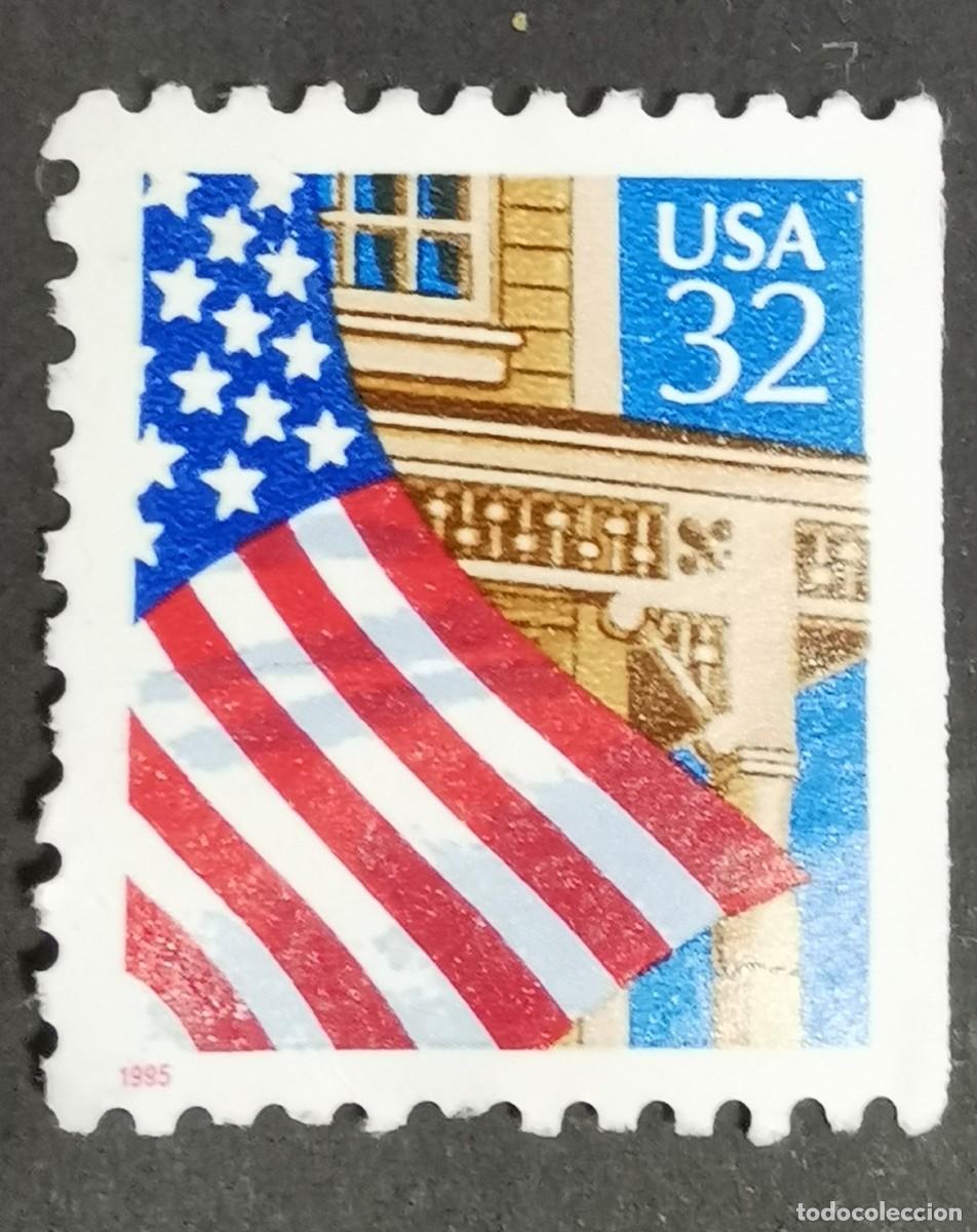 Timbres: Sello Estados Unidos U.S.A.1995,Bandera sobre el porche, 32 &cent; Michel US 2552IIBDr