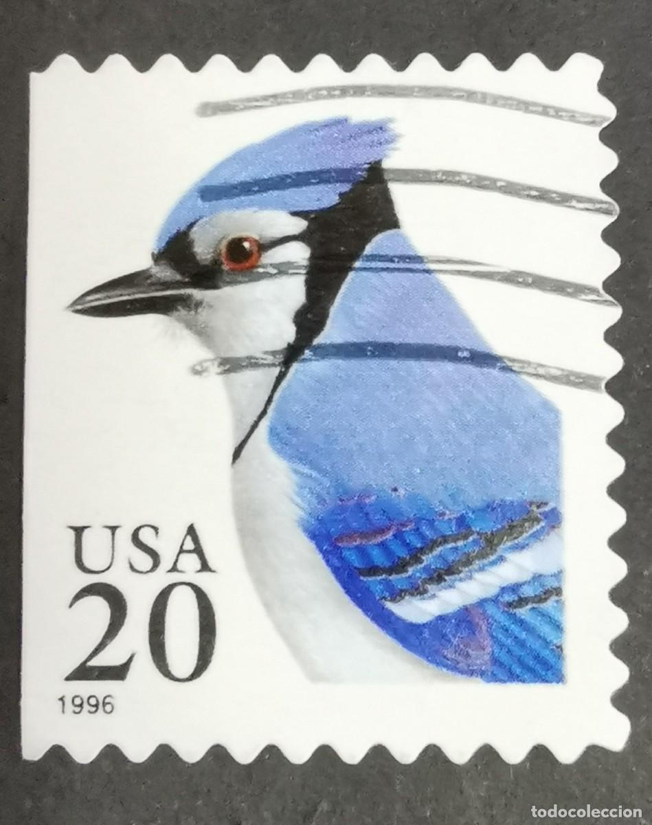 Francobolli: Sello Estados Unidos U.S.A.1995,Arrendajo Azul (Cyanocitta cristata), 20 &cent; Michel US 2574Dl