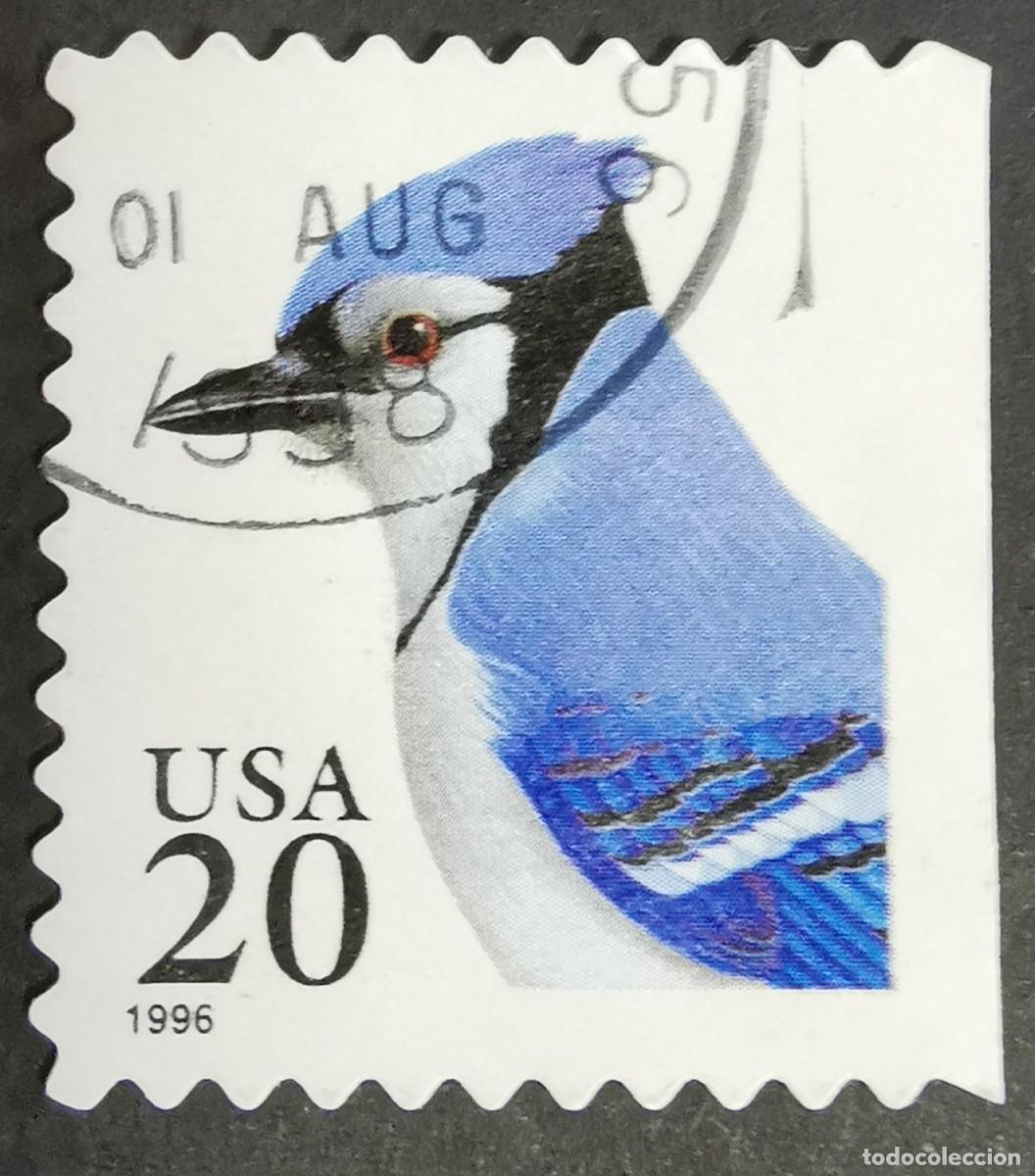 Francobolli: Sello Estados Unidos U.S.A.1995,Arrendajo Azul (Cyanocitta cristata), 20 &cent; Michel US 2574Dr
